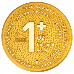 Gold coin Swiss Bullion 1+