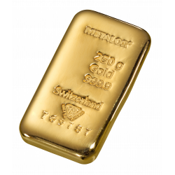 Ingot 250 grams gold