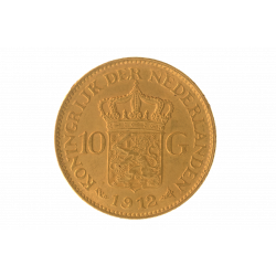 Gold coin Tientjes 10 Gulden