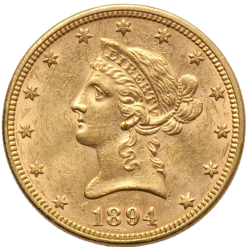 Liberty 10 dollar gold coin