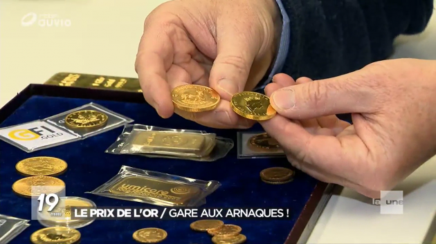 Le prix de l'or / Gare aux arnaques !